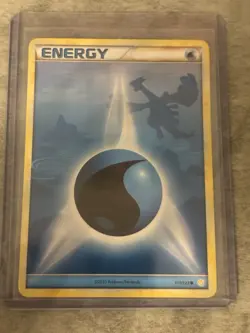 Water Energy HeartGold SoulSilver Card 117/123 - Image 1