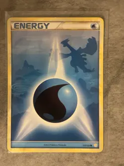 Water Energy HeartGold SoulSilver Card 117/123 - Image 2