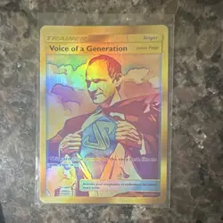 Pokemon TCG Voice of a Generation Trainer Jason Paige Holo Card - Image 1