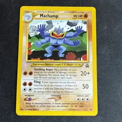 Machamp 34 WOTC Black Star Promo Pokemon Card - Image 1