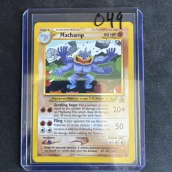 Machamp 34 WOTC Black Star Promo Pokemon Card - Image 3