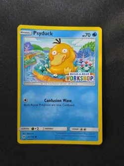 Psyduck Build-a-Bear Promo Card 028/149 *Unsealed* - Image 1