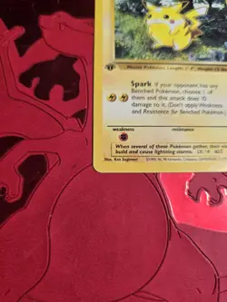 MP First Edition Pikachu 60/64 Jungle Pokemon Card - Image 3
