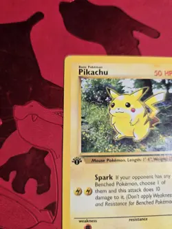 MP First Edition Pikachu 60/64 Jungle Pokemon Card - Image 4