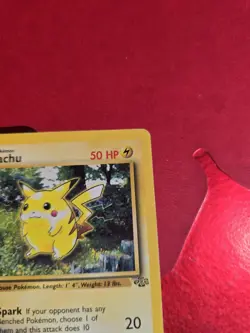 MP First Edition Pikachu 60/64 Jungle Pokemon Card - Image 5