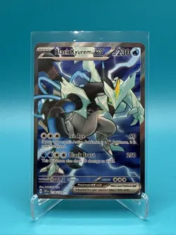 Pokemon TCG Surging Sparks Black Kyurem EX Holo Ultra Rare Card 218/191 - Image 1