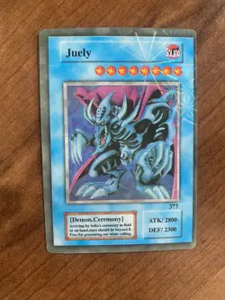 Yu-Gi-Oh! TCG Fake / Novelty Holo Card - Juely #372 - Image 1