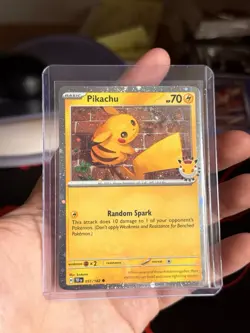 Pokemon Pikachu Promo Card 051/162 Pokemon Day 2026 30 Year Anniversary - Image 2