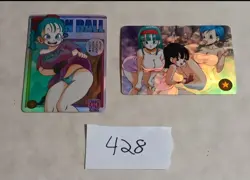 2 SEXY WAIFU DRAGON BALL Z ACG HOLOFOIL Cards - Image 1