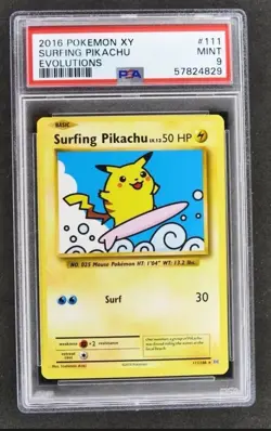 Pokemon Pikachu TCG Surfing Evolutions Card 111/108 Regular Secret Rare - Image 1