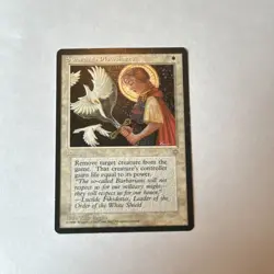 WOTC Swords to Plowshares Ice Age Uncommon White Regular English 1995 MTG - Image 1