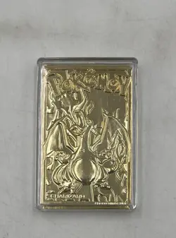 Burger King Pokemon 23K Gold Plated CHARIZARD Card 1999 - Image 4