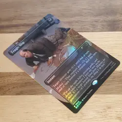1x Tragic Slip, Borderless Art Foil, Secret Lair Drop 7043, Magic MTG NM 002 - Image 2