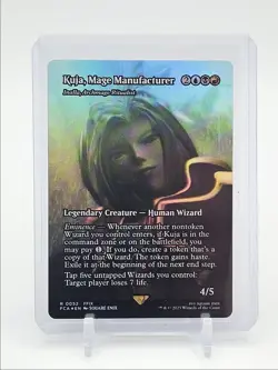 KUJA, MAGE MANUFACTURER 2025 MAGIC FINAL FANTASY FOIL BORDERLESS C Q1816 - Image 1