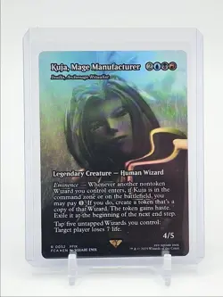 KUJA, MAGE MANUFACTURER 2025 MAGIC FINAL FANTASY FOIL BORDERLESS B Q1816 - Image 1