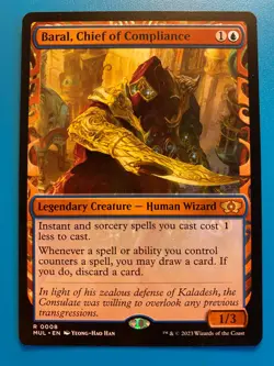 MTG 1x SHOWCASE Baral, Chief of Compliance 8 MOM Multiverse Legends Magic x1 NM - Image 1