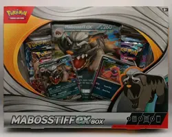 Pokemon TCG Mabosstiff EX Display Box W/ 4 Booster Packs New/Sealed - Image 1