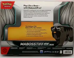 Pokemon TCG Mabosstiff EX Display Box W/ 4 Booster Packs New/Sealed - Image 2