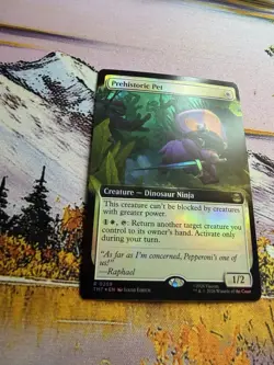 Prehistoric Pet - Foil - Extended Art Teenage Mutant Ninja Turtles MTG - Image 4