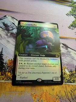 Prehistoric Pet - Foil - Extended Art Teenage Mutant Ninja Turtles MTG - Image 5