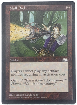 Null Rod - MTG - Weatherlight - NM - Fresh Pull from packs - Image 1