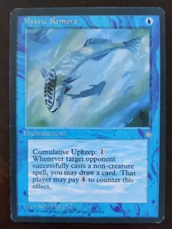 Mystic Remora | Ice Age MTG | LP | Blue Enchantment | Commander Staple - Image 1