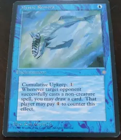 Mystic Remora | Ice Age MTG | LP | Blue Enchantment | Commander Staple - Image 2