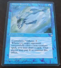 Mystic Remora | Ice Age MTG | LP | Blue Enchantment | Commander Staple - Image 3