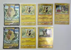7 Card Lot Morpeko V Reverse Holo Sword Shield Pokemon TCG Common - Image 1