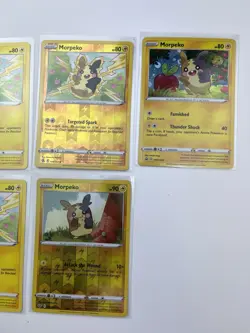 7 Card Lot Morpeko V Reverse Holo Sword Shield Pokemon TCG Common - Image 4