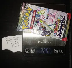 HEAVY 22.63g Pokemon Prismatic Evolutions Booster Pack Sealed - Image 1