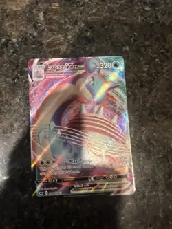 Pokemon TCG Holo VMAX Card Lot - Lapras VMAX, Toxtricity VMAX - 3 Cards, English - Image 2