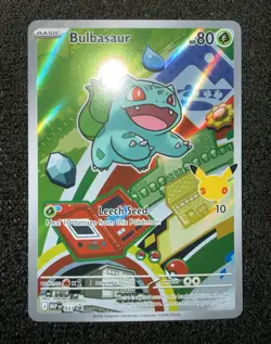 Pokemon TCG First Partner Bulbasaur 037 Black Star Promo - Image 1