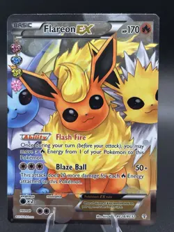 Pokemon Flareon EX Full Art Ultra Rare Holo Generations RC28/RC32 170 HP English - Image 1