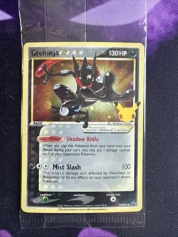SEALED Greninja Gold Star SWSH144 Pokemon Celebrations - Image 1