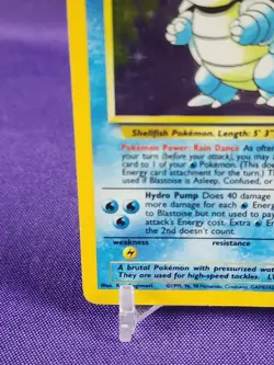 1999 Pokemon Blastoise 2/102 Holo - Image 5