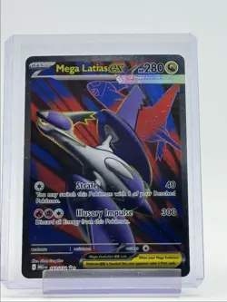 MEGA LATIAS EX 2025 POKEMON MEGA EVOLUTION ULTRA RARE 163/132 Q6011 - Image 1