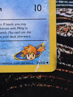 Pokemon TCG - Misty's Psyduck [W Stamped] 054/132 Wotc Promo (Damaged) - Image 5