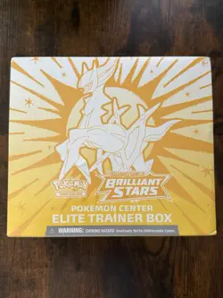 Pokemon Center Exclusive SWSH Brilliant Stars Elite Trainer Box SEALED PC ETB - Image 1