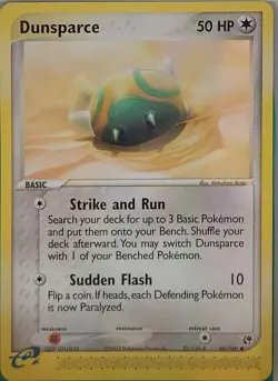 Dunsparce 60/100 Common Sandstorm Pokemon Moderately Played - Image 1