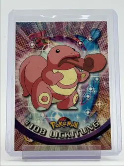 LICKITUNG 1999 TOPPS POKEMON TV ANIMATION SERIES 2 BLUE LOGO 108 Q0899 - Image 1