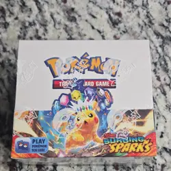 Pokemon TCG Scarlet & Violet Surging Sparks Booster Box Pikachu Latias English - Image 1