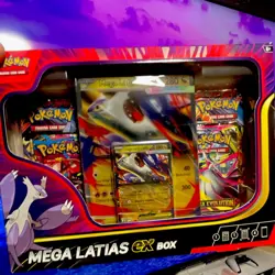 Pokemon Mega Latias EX Box TCG Collectors Edition Mega Evolution Destined Rivals - Image 1
