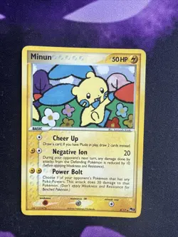 Minun 4/17 POP Series 3 Holo Pokemon TCG - Image 1