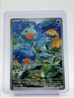 DUCKLETT 2025 POKEMON WHITE FLARE ILLUSTRATION RARE 109/086 Q6011 - Image 1