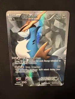 Pokemon Black And White Noble Victories Cobalion 100/101 Full Art - Image 2
