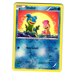 SHELLOS 28/114 REVERSE HOLO XY STEAM SIEGE POKEMON TCG - Image 1