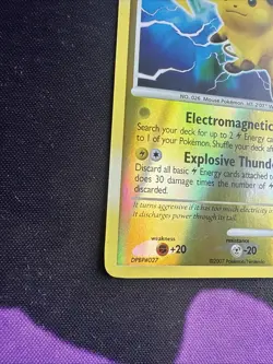 Raichu 15/123 LP Reverse Holo Rare Mysterious Treasures 2007 Pokemon TCG - Image 5