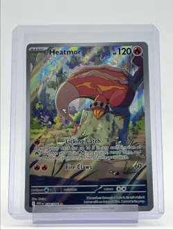 HEATMOR 2025 POKEMON WHITE FLARE ILLUSTRATION RARE 104/086 Q6011 - Image 1