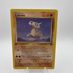 Pokemon Cubone Jungle 50/64 1st Edition, LP-NM - Image 1